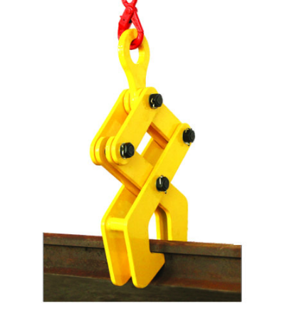 天津地鐵修建使用鋼軌吊鉗吊裝鋼軌